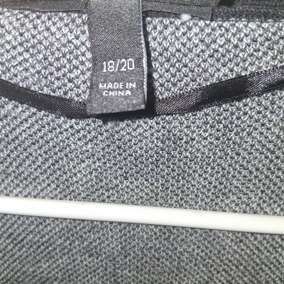 Lane Bryant Purple Blue Leopard print tunic Length Long Line knit cardigan 18/20 - Picture 6 of 8